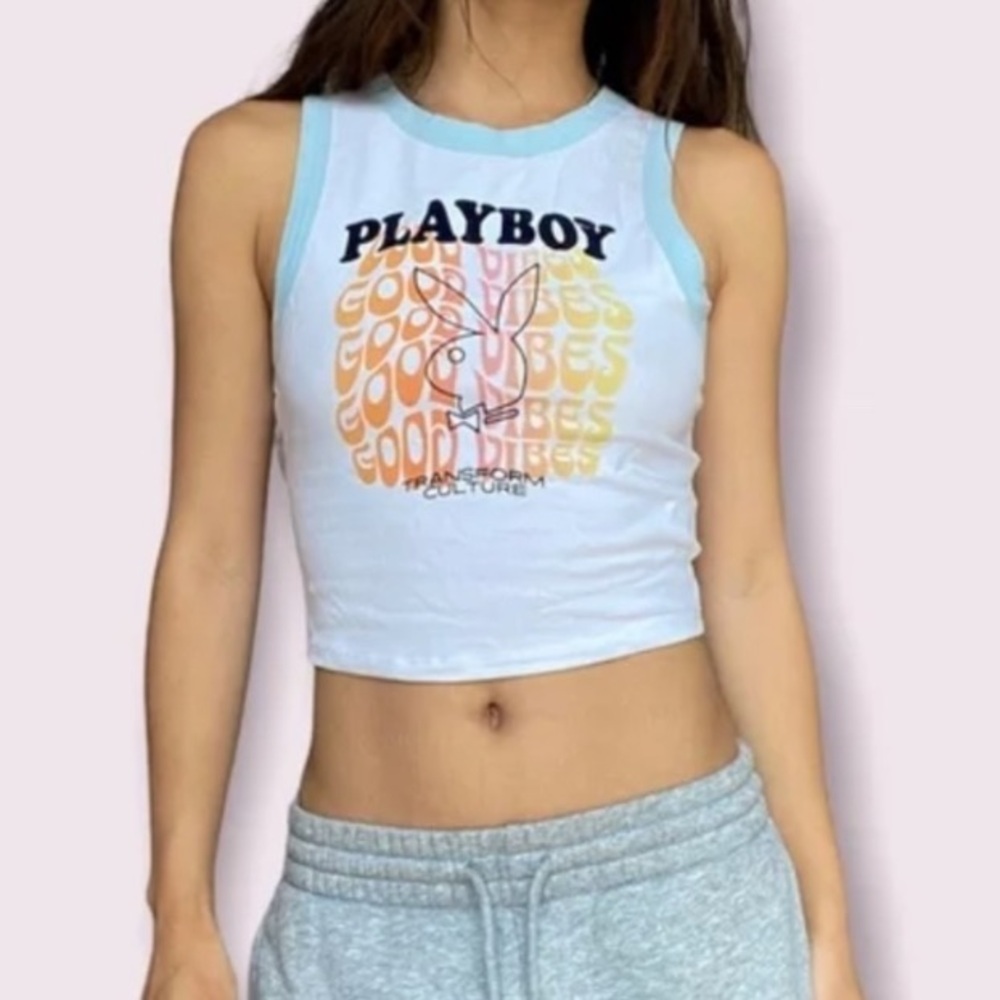 Playboy Good Vibes Logo Tank